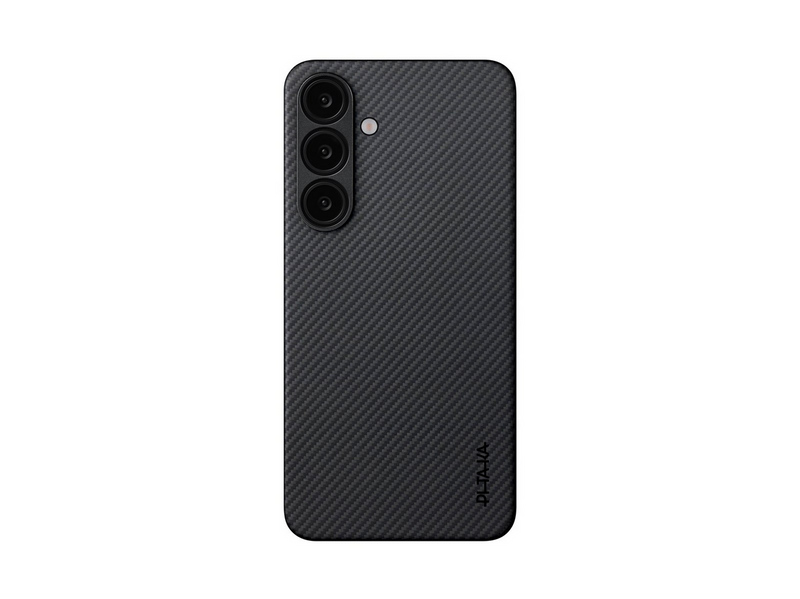 PITAKA Ultra-Slim Case Black/Grey Twill - Samsung Galaxy S25