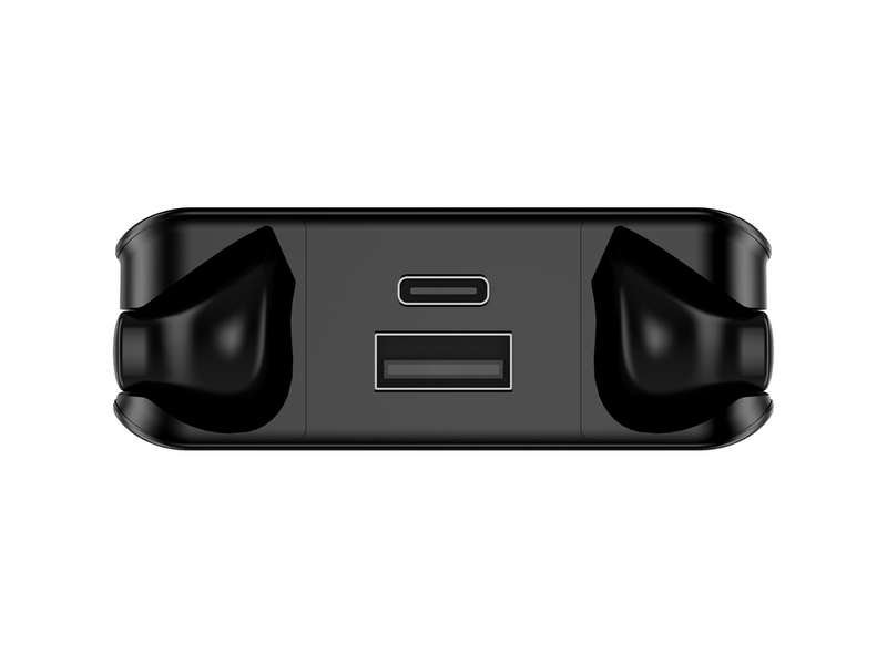 DENVER Powerbank + Bluetooth Earbuds - Black - 5000 mAh