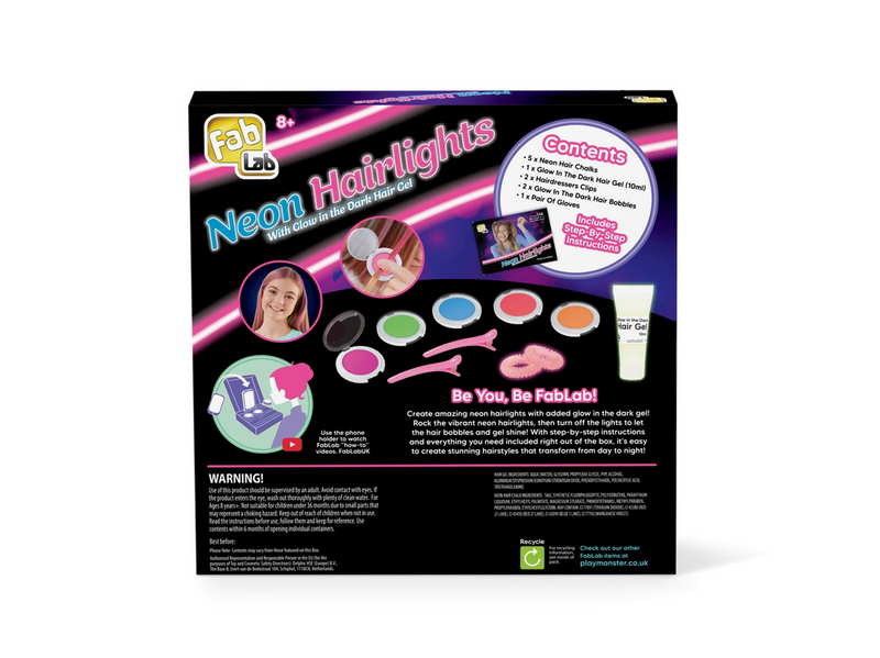 Fab Lab Hair lights Glow in the Dark