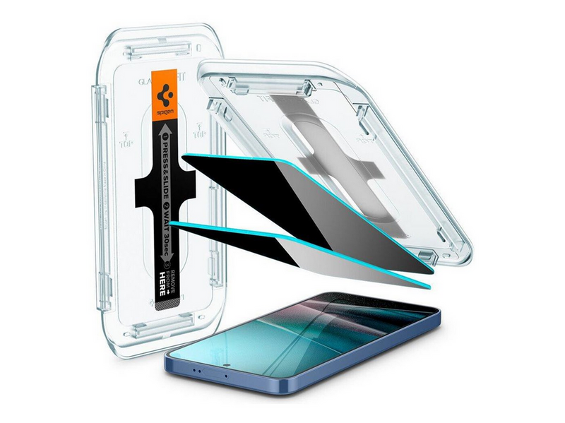 Spigen Glass tR EZ Fit HD (Privacy) 2 Pack - Samsung Galaxy S25/S24