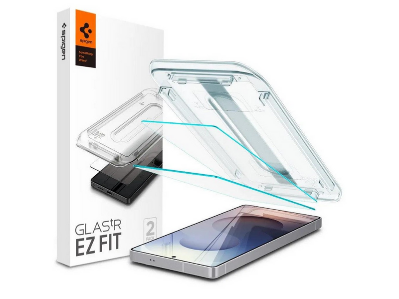 Spigen Glass tR EZ Fit HD 2 Pack - transparency - Samsung Galaxy S25 Ultra