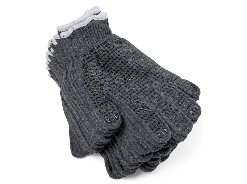 G.Funder Knitted dot gardening glove 12 pairs