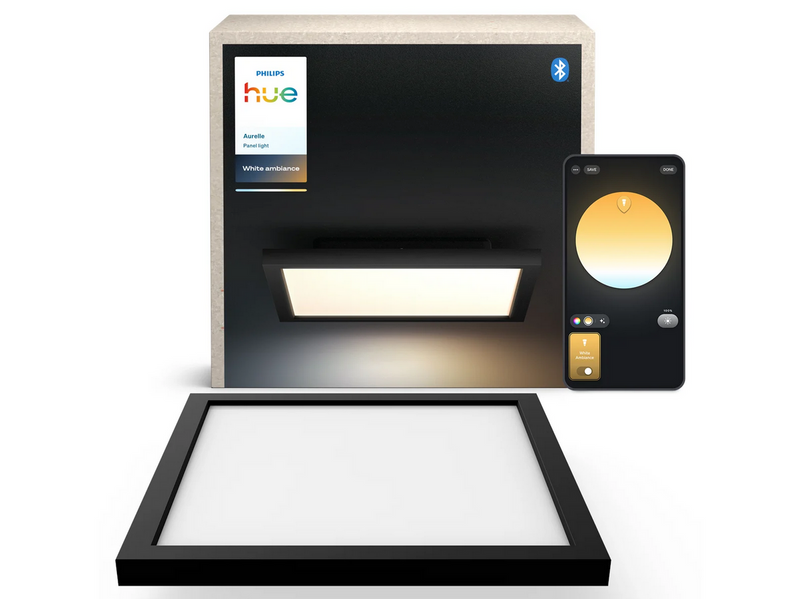 Philips Hue Aurelle panel square black