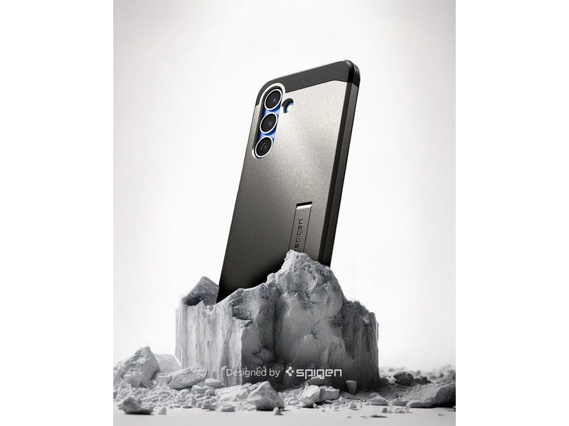 Spigen Tough Armor MagSafe - gunmetal - Samsung Galaxy S25