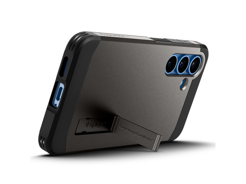 Spigen Tough Armor MagSafe - gunmetal - Samsung Galaxy S25