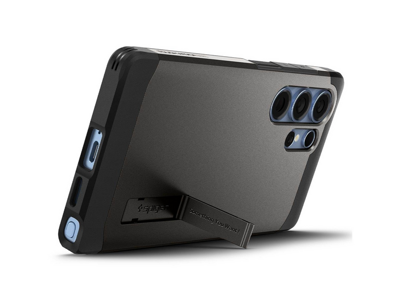 Spigen Tough Armor MagSafe - gunmetal - Samsung Galaxy S25 Ultra