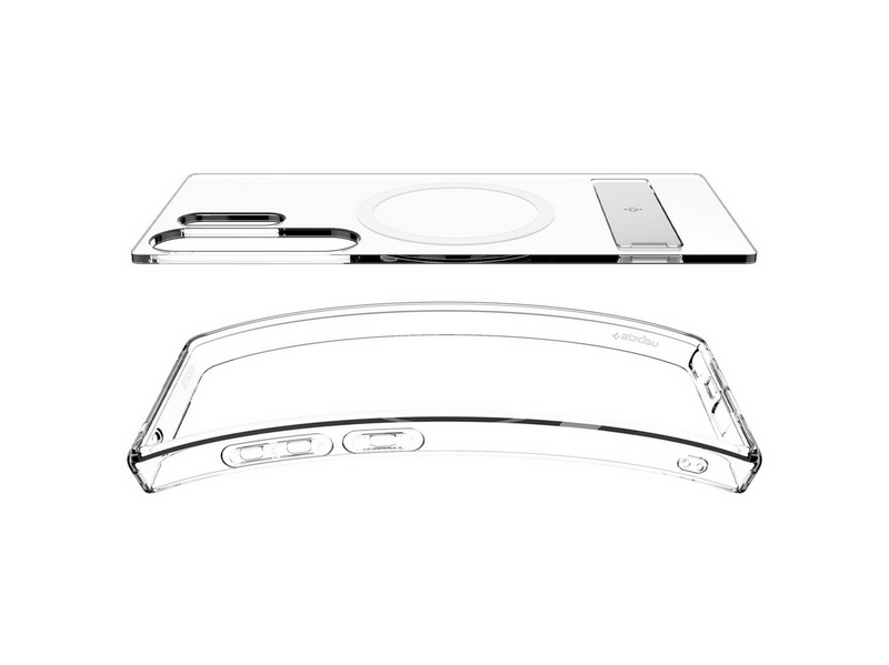 Spigen Ultra Hybrid S MagSafe - clear white - Samsung Galaxy S25 Ultra