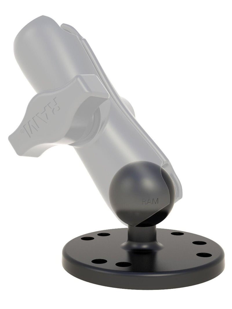 RAM MOUNTS runde Basisplatte mit B-Kugel (1 Zoll)