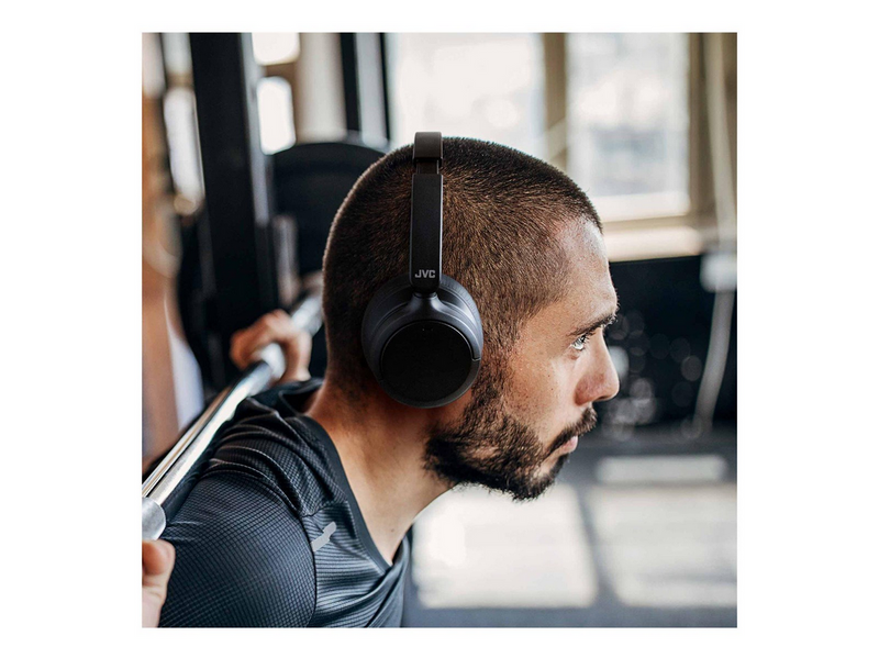 JVC Over Ear Noise Cancelling Headphones - Black