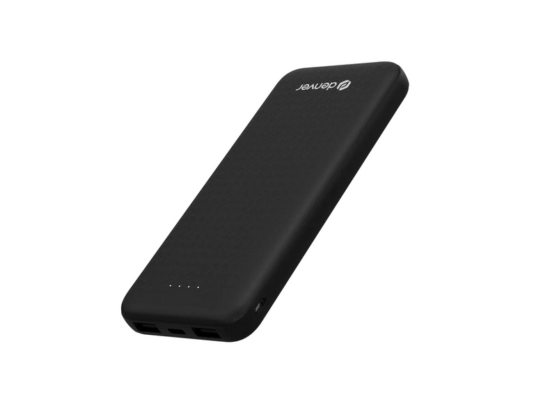 DENVER PSC-20012- Powerbank 20000mAh solar panel - Black - 20000 mAh