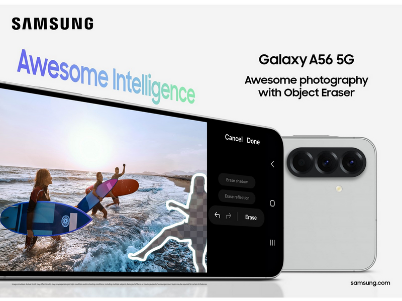 Samsung Galaxy A56 5G 256GB/8GB - Awesome Light Grey