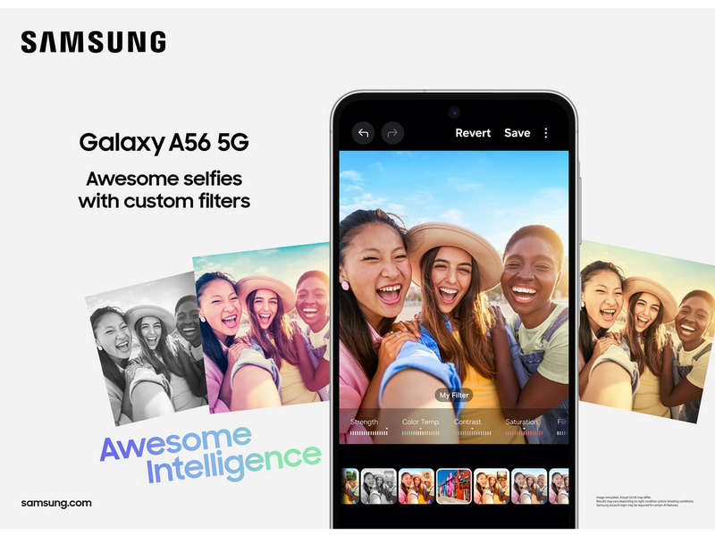 Samsung Galaxy A56 5G 128GB/8GB - Awesome Light Grey