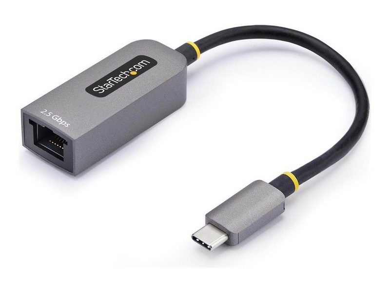 StarTech.com 2.5GbE USB-C to Ethernet Adapter - network adapter - USB-C 3.2 Gen 1 / Thunderbolt 3 - 10M/100M/1G/2.5 Gigabit Ethernet