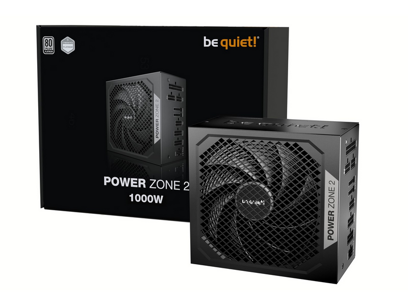 be quiet! POWER ZONE 2 1000W Netzteile - 1000 Watt - 140 mm - ATX 3.1 - 80 Plus Platinium