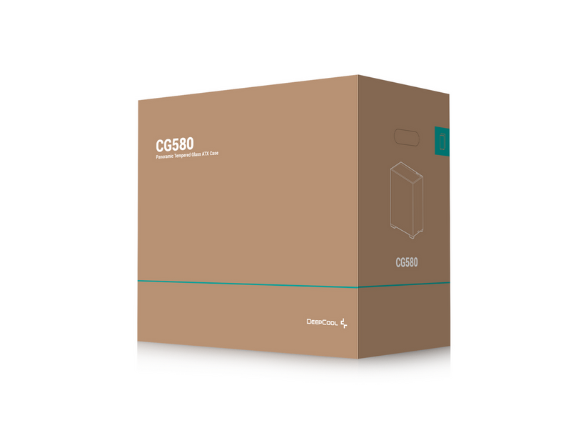 DeepCool CG580 - Gehäuse - Miditower - Schwarz