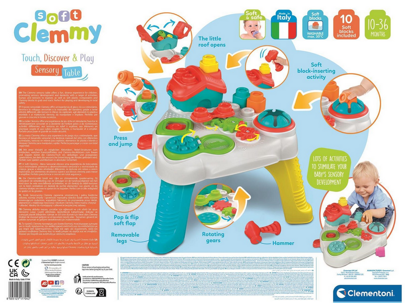 Clementoni Soft Clemmy Sensory Table
