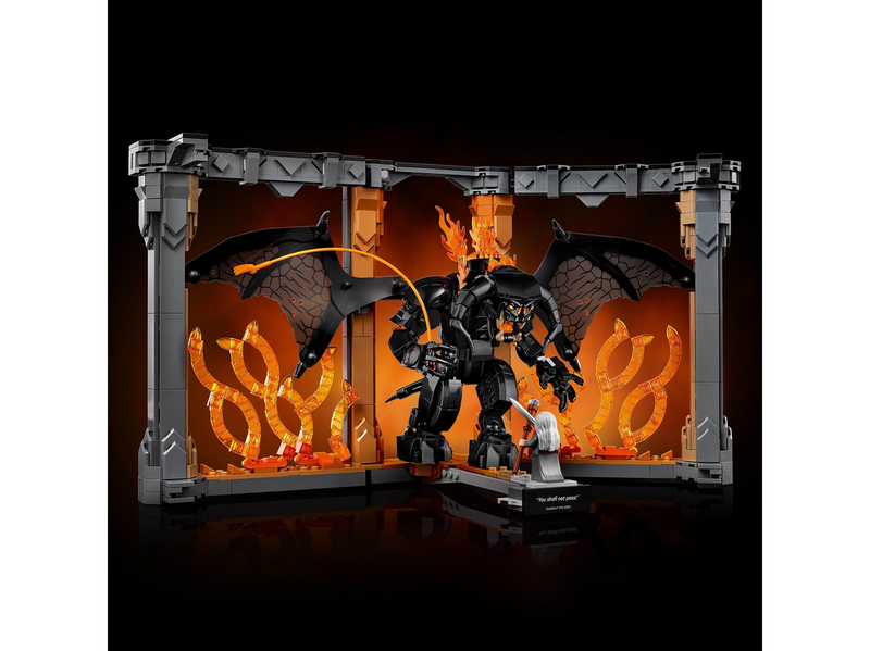 LEGO Icons 10367 Der Herr der Ringe: Balrog™ Bücherstütze