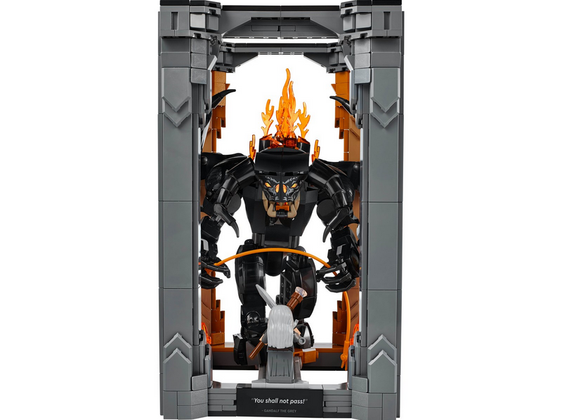 LEGO Icons 10367 Der Herr der Ringe: Balrog™ Bücherstütze