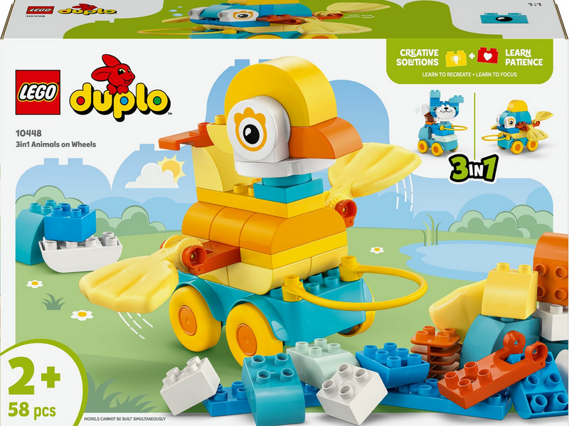 LEGO DUPLO 10448 Tiere auf Rädern 3-in-1-Set