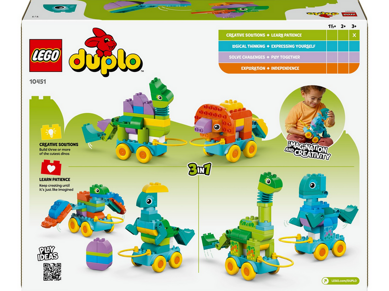 LEGO DUPLO 10451 Dinos auf Rädern 3-in-1-Set