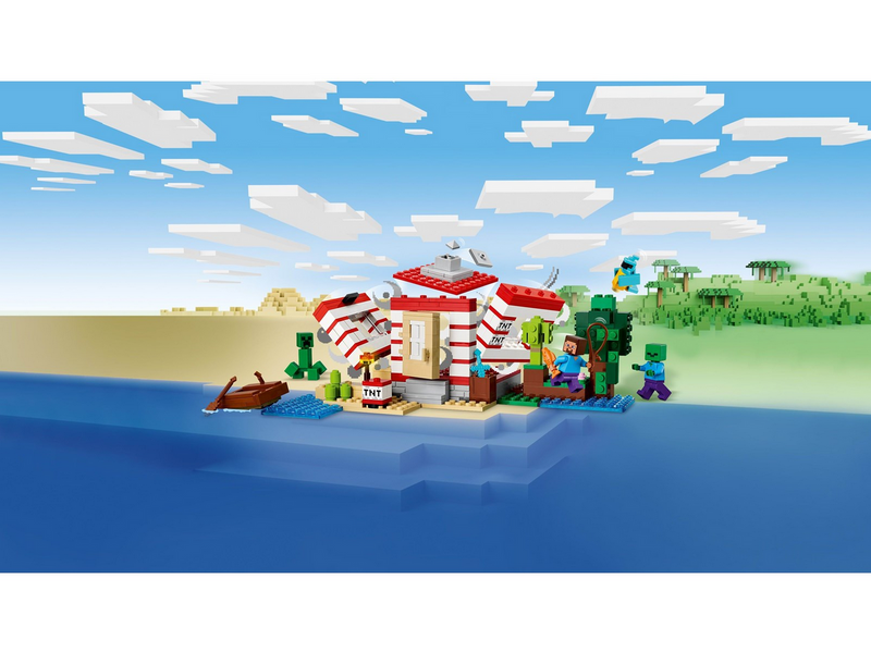 LEGO Minecraft 21275 Das TNT-Dschungelhaus