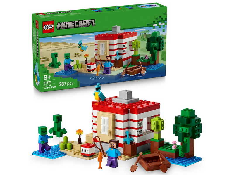 LEGO Minecraft 21275 Das TNT-Dschungelhaus