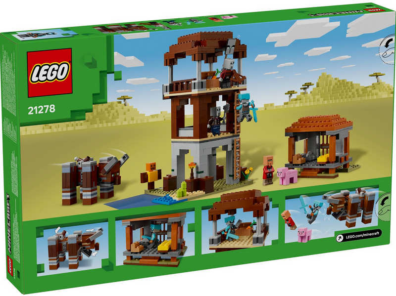 LEGO Minecraft 21278 Ein Verwüster am Plünderer-Außenposten
