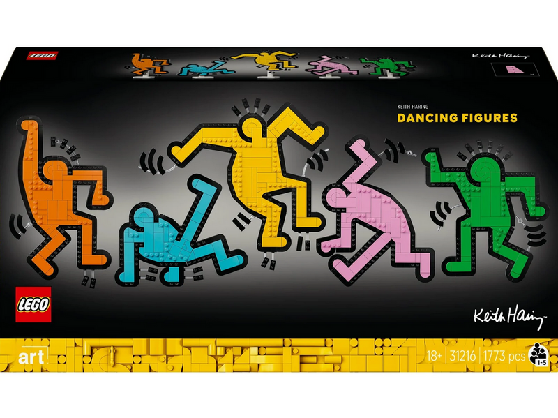LEGO Art 31216 Keith Haring – Tanzende Figuren