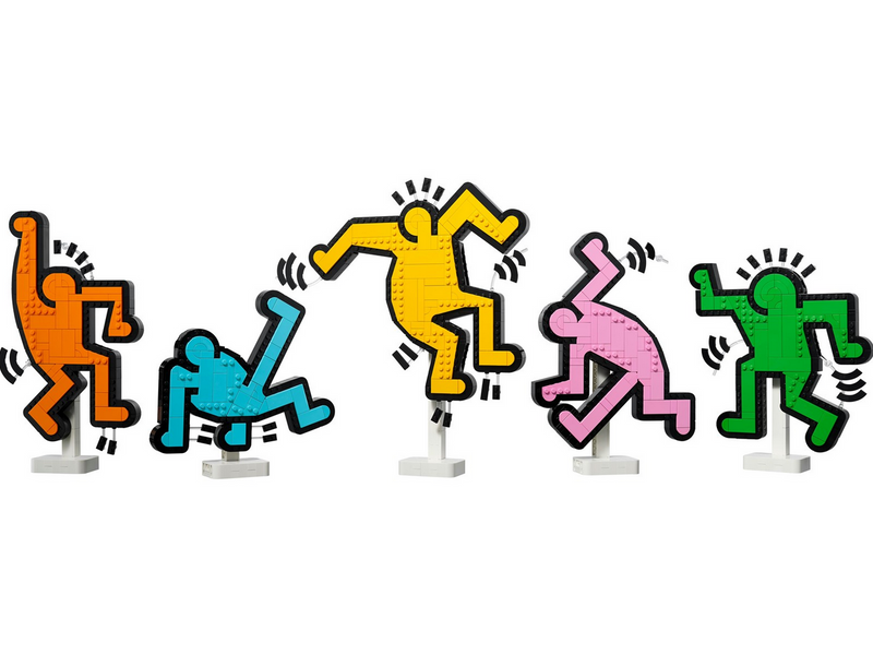 LEGO Art 31216 Keith Haring – Tanzende Figuren