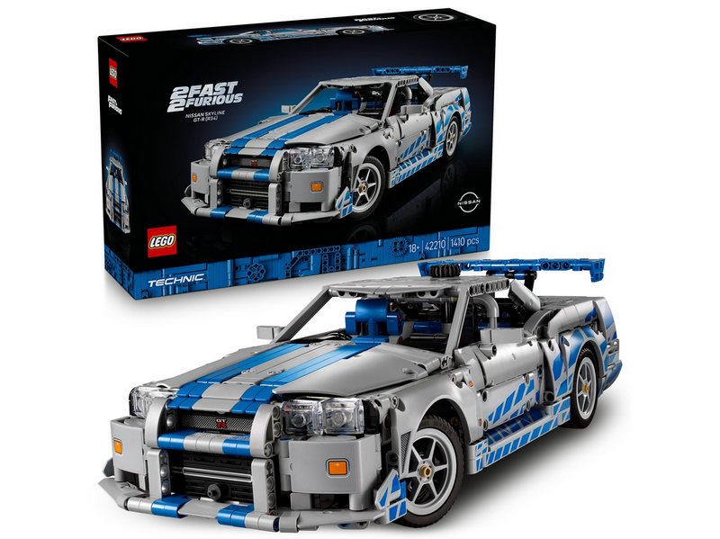 LEGO Technic 42210 2 Fast 2 Furious Nissan Skyline GT-R (R34) Flitzer