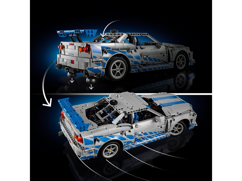 LEGO Technic 42210 2 Fast 2 Furious Nissan Skyline GT-R (R34) Flitzer