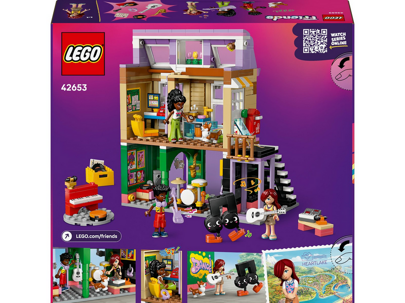 LEGO Friends 42653 Musikladen & Wohnung