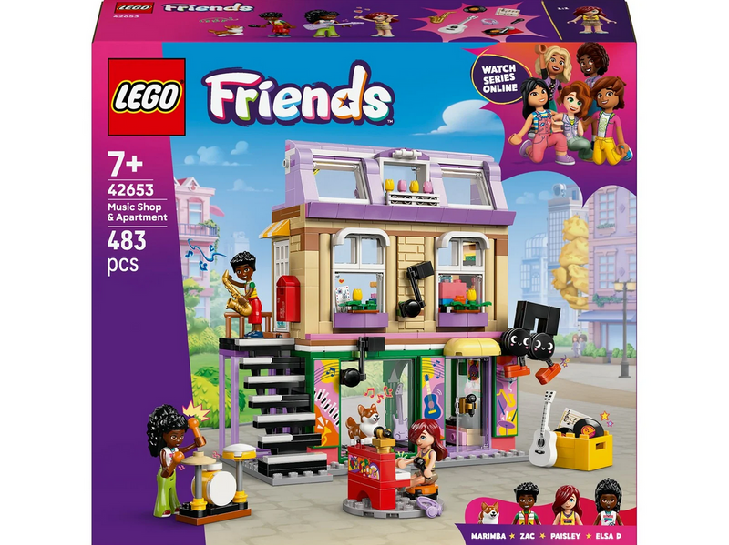 LEGO Friends 42653 Musikladen & Wohnung