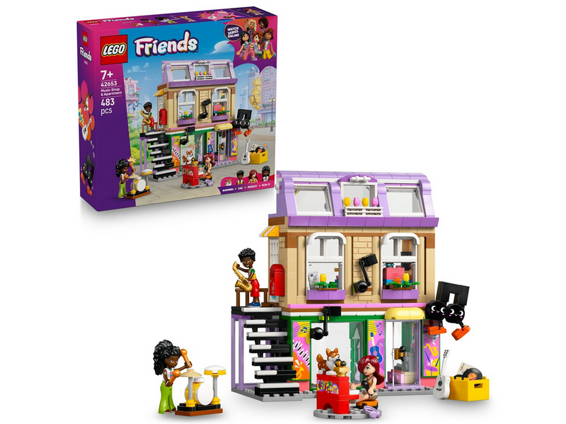 LEGO Friends 42653 Musikladen & Wohnung