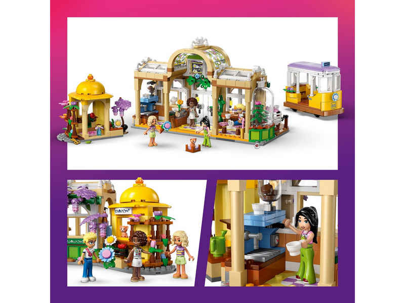 LEGO Friends 42671 Pflanzencafé und Blumenkiosk