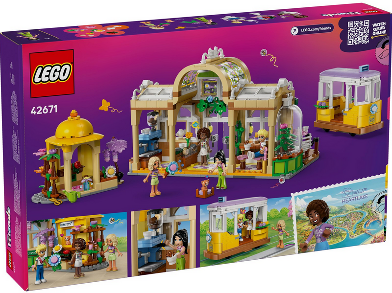LEGO Friends 42671 Pflanzencafé und Blumenkiosk