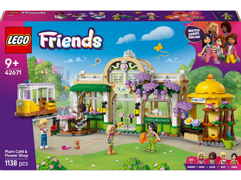 LEGO Friends 42671 Pflanzencafé und Blumenkiosk