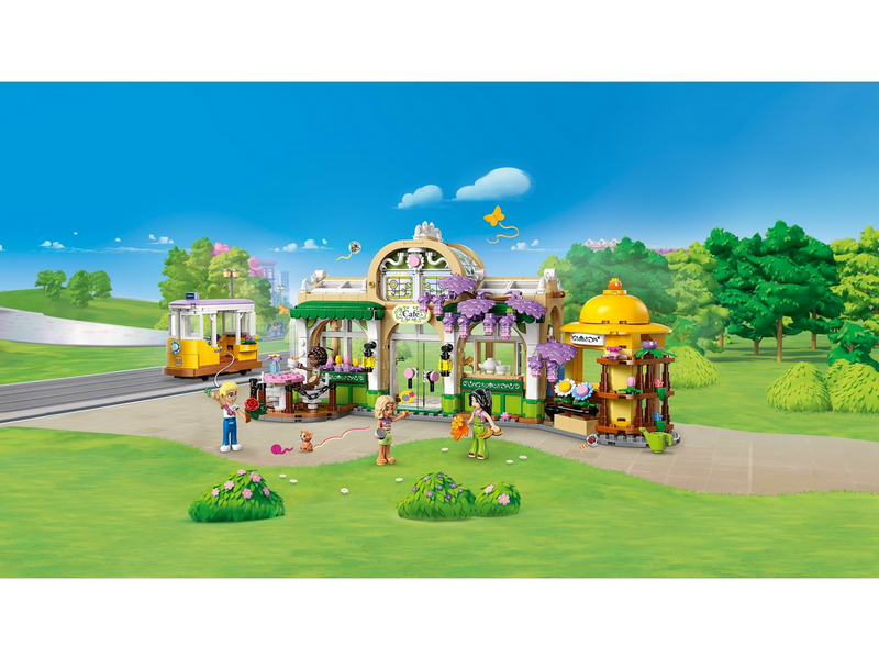 LEGO Friends 42671 Pflanzencafé und Blumenkiosk