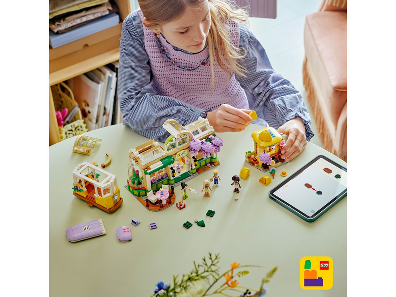 LEGO Friends 42671 Pflanzencafé und Blumenkiosk