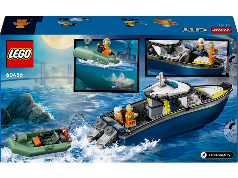 LEGO City 60456 Verfolgungsjagd im Polizeiboot