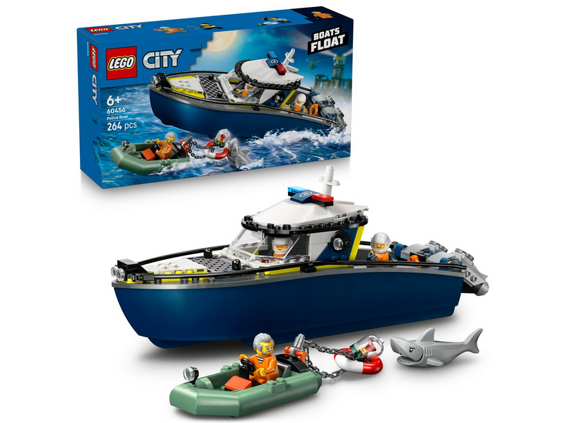 LEGO City 60456 Verfolgungsjagd im Polizeiboot