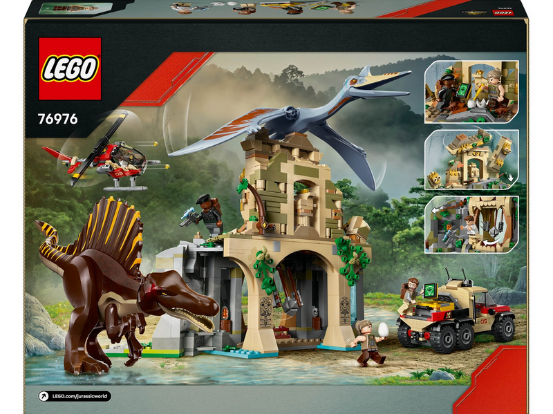 LEGO Jurassic World 76976 Spinosaurier & Quetzalcoatlus: Hubschrauber-Einsatz