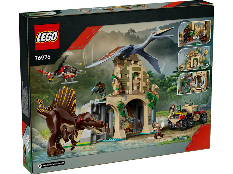 LEGO Jurassic World 76976 Spinosaurier & Quetzalcoatlus: Hubschrauber-Einsatz
