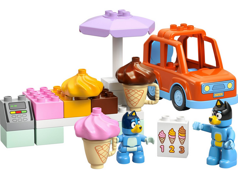 LEGO Bluey 10458 Ausflug zur Eisdiele mit Bluey