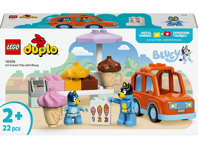 LEGO Bluey 10458 Ausflug zur Eisdiele mit Bluey