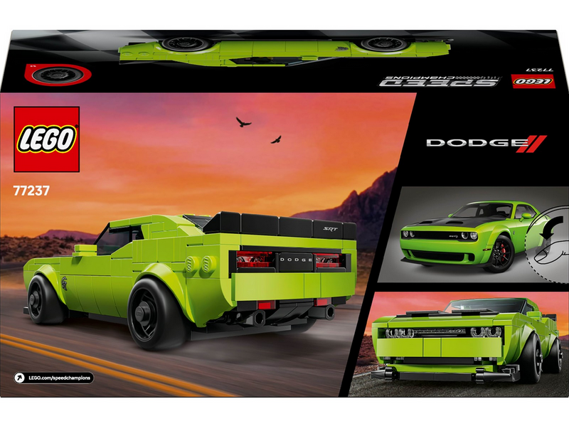 LEGO Speed Champions 77237 Dodge Challenger SRT Hellcat Sportwagen