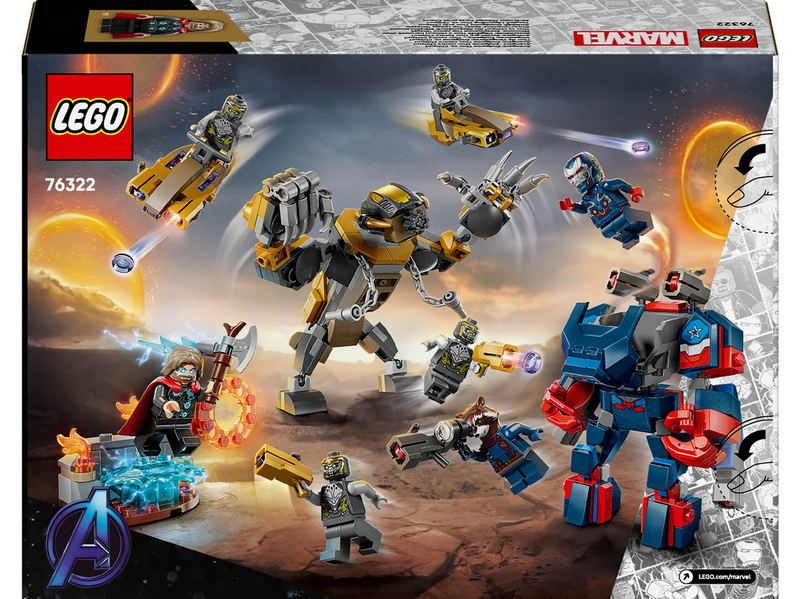 LEGO Super Heroes Marvel 76322 Avengers: Endgame Thor vs. Chitauri