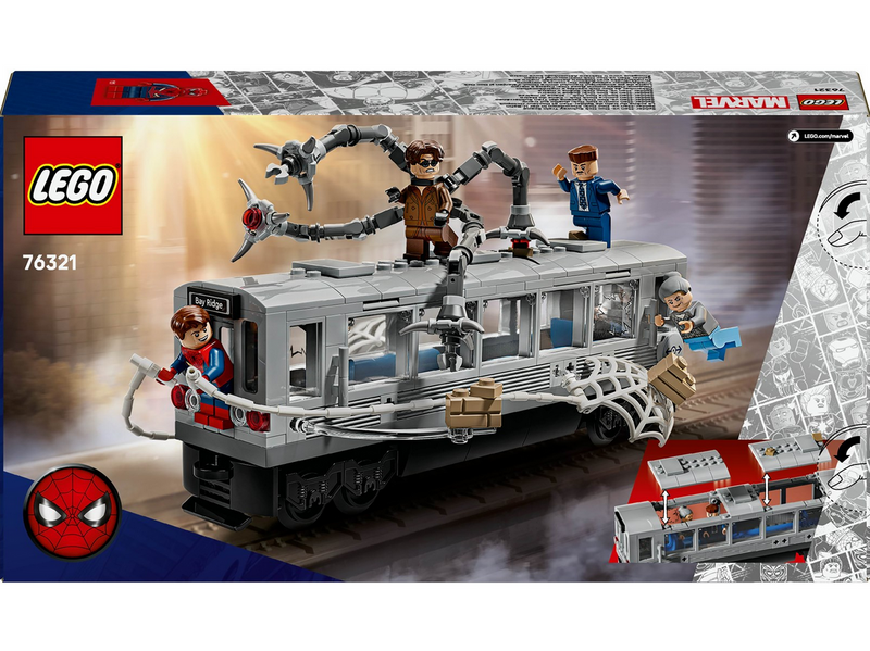 LEGO Super Heroes Marvel 76321 Spider-Man vs. Doc Ock: Showdown in der U-Bahn