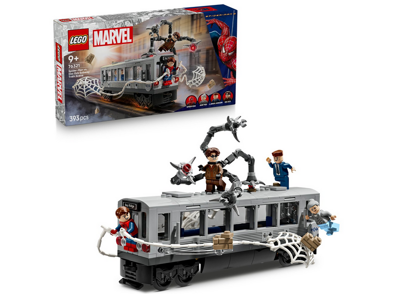 LEGO Super Heroes Marvel 76321 Spider-Man vs. Doc Ock: Showdown in der U-Bahn