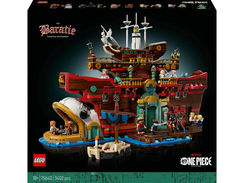 LEGO ONE PIECE 75640 Baratié, das Schwimmende Restaurant
